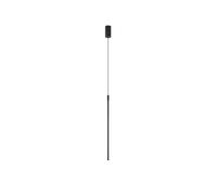 HLRTBCN Accesorios Modernos de Luces Colgantes Minimalistas, 12W lámpara de colgación de led Negra con luz Negra para el Comedor Dormitorio de la Isla de la Cocina Aqiong