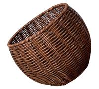 HLRTBCN Almacenamiento de Canasta de Pan de Huevo Al Estilo Retro de Estilo de Fruta Tejida de ratán para el hogar Aqiong