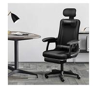 HLRTBCN Aqiong - Silla de oficina ergonómica con reposacabezas y malla transpirable de malla con reposapiés para mujeres y hombres, silla giratoria ergonómica