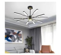 HLRTBCN Candelera LED Moderna para la Sala de Estar Decoración del Dormitorio de la habitación Lámpara Colgante Elegante para la Mesa de suspensión Ajustable con Control Remoto Aqiong