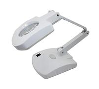 HLRTBCN Diopter LED Iguaño Iluminado 3D/8D con Soporte - Diseño Plegable de Escritorio con 56 lámparas LED - Mejor Lupa de Manos con luz para Leer Aqiong