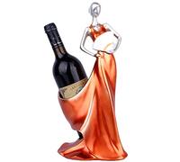 HLRTBCN Estante de Vino de pie Estatua de Estatua de vinos Adornos Plegables Chicas biberón biberón Escultura de Resina Accesorios de Vino Tinto Accesorios para Bar de casa Regalo necesarios Aqiong