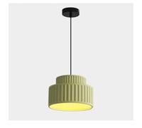 HLRTBCN Lámpara Colgante de Creatividad del Norte de Europa, luz Colgante de Sombra de Resina de luz Redonda para la Isla de Cocina del Comedor (Verde) Aqiong