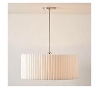 HLRTBCN Lámpara Colgante de Techo Grande Lámpara de Estudio de la Sala de Estar Lámpara de Tela de Lino de Viento nórdico lámparas de Tela, luz Colgante de celda Aqiong