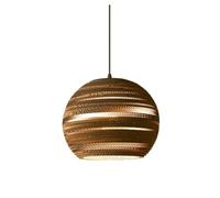 HLRTBCN Lámpara de araña de Sombra de Papel Global, iluminación Colgante de Isla de Cocina marrón Simple Japonesa para la Mesa de Colgantes rústico de la Mesa del Comedor (50 cm/19.6 Pulgadas) Aqiong