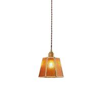 HLRTBCN Lámpara de luz Colgante Simple Moderna, Mini lámpara de Colgante de Vidrio Colorida de Estilo francés para la Barra de Fregadero de Cocina. Aqiong