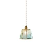 HLRTBCN Lámpara de luz Colgante Simple y Moderna, Mini lámpara de Colgantes de Vidrio Colorido de Estilo francés para la Barra de Fregadero de la Cocina. Aqiong