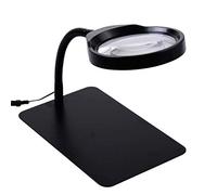 HLRTBCN Lámpara de Mesa con Lupa, lámpara de Mesa de reparación de iluminación Grabado niños Mayores Que leen Lupa HD HD Aqiong