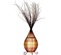 HLRTBCN Lámpara de Mesa Retro asiático asiático Personalidad Creativa lámpara de Escritorio Creative jardín de Home alboroto de Clubes de SPA lámparas de decoración diseño modernista Aqiong