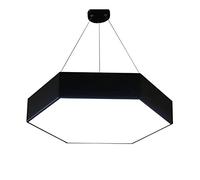 HLRTBCN Lámpara de Techo Simple lámpara de Techo hexágono Marco Negro lámpara Blanca lámparas de luz adecuadas para Tiendas, Salas de Estar, comedores iluminación Colgante Aqiong