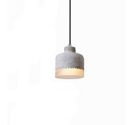 HLRTBCN Luces Colgantes de Cemento, lámparas Colgantes Retro de Estilo Industrial con Pantalla de Resina empalmada para Sala de Estar de Comedor de Bar Loft (20 * 19cm/7.87 * 7.48in) Aqiong