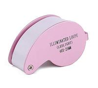 HLRTBCN Lupa LED 40x Anillo de Joya de Joya de Metal Completo, Lupa de Ojo de joyero de Vidrio Plegable de Bolsillo Aqiong