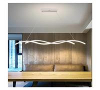HLRTBCN Luz Colgante LED Moderna y dimmable para Cocina y Comedor - Lámpara Decorativa Interior Elegante mesas de café y decoración del hogar - Candelera LED Elegante Aqiong