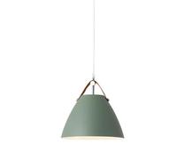 HLRTBCN Luz de Colgante de casa de Hierro Creativo, lámpara Colgante de Metal Colorida Moderna para el Dormitorio de Comedor de Sala de Estar (Verde) Aqiong