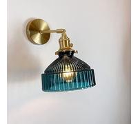 HLRTBCN Luz de luz de Pared patrón de Vidrio lámpara de Vidrio luz de Montaje Ajustable, Accesorio de iluminación Interior Individual en lámparas de Acabado Dorado Lig Aqiong