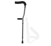 HLRTBCN Muleta de la axila Adulta, bastón de Caminata Plegable portátil, muleta telescópica Ajustable en Forma de F para Personas Mayores Decorator de Ancianos discapacitados Aqiong