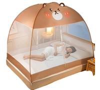 HLRTBCN Neta de Mosquitos portátiles para Cama, Carpa de Campamento emergente con Doble Entrada, Red de Viajes Plegable Net, se Adapta a Camas de tamaño Rey y Queen (C, 1.2 * 2.0m) Aqiong