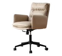 HLRTBCN Silla de Oficina ergonómica Trabajo de Cuero Ejecutivo Doble Cushion Desk Ajustable 360 ° COMPUTADOR DE COMPUTADOR COMPORTAD Aqiong