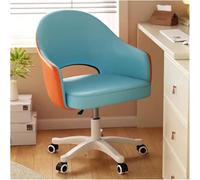 HLRTBCN Silla de Oficina ergonómica Trabajo de Escritorio de computadora Casa tapizada de Cuero S con Ruedas giratorias Ajustables Comodidad de Tarea Aqiong