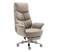 HLRTBCN Silla de Oficina ergonómica Trabajo Ejecutivo de Cuero Giratorio con Respaldo Ajustable y Comodidad de computadora retráctil Aqiong