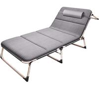 HLRTBCN Silla Plegable Silla Plegable Silla de Acero al Aire Libre sillón de Sol Plegable Ajustable sillón de Sol Plegable Ajustable 194x68cm (Color: Azul, tamaño: 194x68cm) (1 194x68c Aqiong