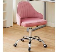 HLRTBCN Tarea de Silla de Oficina ergonómica S Velvet con Wheels Desk S Alto Back Side Skive Desk Girlive Aqiong