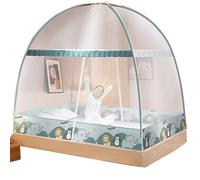 HLRTBCN Tienda de Red de Mosquito Ventana portátil para Camas de tamaño Rey/Queen, Escudo de CT de Viaje Plegable con Doble Entrada, Ideal para Acampar y Uso en el hogar (1.2mx 2.0m) Aqiong