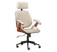 HLRTBCN Trabajo de Silla de Oficina ergonómica Trabajo Computadora de Cuero Asiento de Cuero Boss Business Unique Modern Muebles para el hogar Muebles Remidas giratorias Comodidad de Respaldo Aqiong