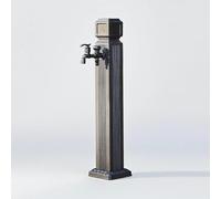 Hltdzer Columna de Agua de jardín Cuadrada Vertical antifrío y Anti-óxido Grifo de Patio Grifo Vertical Anticongelante para Exterior Ideal para Irrigación y Espacios Exteriores(85cm/33.5in)