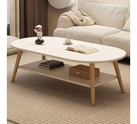 Hltdzer Madera Mesa Café Japonesa Tatami Multifuncional con Doble Almacenamiento Mesa Baja para Sentarse en Tatami para Meditación, Sala de Estar(White,120 * 60 * 42cm/47.2 * 23.6 * 16.5in)