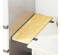 Hltdzer Mesa de Hoja Abatible Plegable Montada en Pared de Madera para El Hogar, Mesa Larga Estrecha Colgante Multifuncional, para Restaurantes, Tiendas(D,50 * 20cm/19.7 * 7.9in)