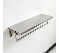Hltdzer Mesa Plegable Pared Acero Inoxidable 304, Mesa de Trabajo Flotante, Encimera Almacenamiento Abatible para Lavandería, Cocina, Restaurante(60 * 40cm/23.6 * 15.7in)