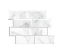 HLTQL Baldosas Adhesivas Pared 3D Azulejos Adhesivos Cocina Pared Vinilo Adhesivo Cocina Azulejos Revestimiento Pared Adhesivo Salpicadero Cocina(#1,1 Piece)