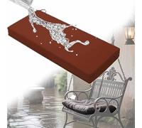 HLTQL Cojines para Bancos De Exterior,Terraza Waterproof Removable Cover,Cojines Sofa Exterior Jardin Colchoneta Banco Jardin Fijación para Columpio De Jardín(7,107 * 41 * 8cm)