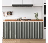 HLTQL Cortina Prueba Polvo para Estantes Cortinas Cortas De Debajo del Fregadero Cortinas De Cocina para Puerta Y Ventana (#1,W140xH80cm)