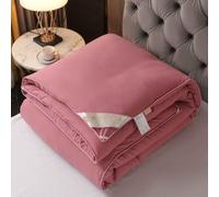 HLTQL Edredones Invierno, Edredón De Invierno Grueso Relleno De Seda De Morera, Manta De Invierno Tamaño Matrimonial, Edredón Grueso De Invierno, Edredón Acolchado Reversible.(*6,180x220cm/2kg)