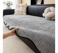 HLTQL Funda Sofa 1/2/3/4 Plazas Relax Cubre Sofa Chaise Longue Fundas Sofa Ajustables Cojines Fundas para Sofa Fundas De Sofa Anti Gatos Protector Sofa(*3,90 * 240cm)