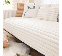 HLTQL Funda Sofá 3/4/2/1 Plazas Chaise Longue Algodon Cubre Sofa Gatos Arañazos Manta Cubre Sofa Fundas De Sofá Antimanchas y Antideslizantes(d1,110x160cm)