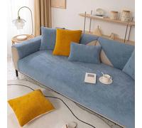 HLTQL Funda Sofá 3/4/2/1 Plazas Chaise Longue Algodon Cubre Sofa Gatos Arañazos Manta Cubre Sofa Fundas De Sofá Antimanchas y Antideslizantes(b4,70x180cm)