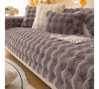 HLTQL Funda Sofá 3/4/2/1 Plazas Chaise Longue Algodon Cubre Sofa Gatos Arañazos Manta Cubre Sofa Fundas De Sofá Antimanchas y Antideslizantes(AA,110x240cm)