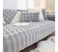 HLTQL Funda Sofá 3/4/2/1 Plazas Chaise Longue Algodon Cubre Sofa Gatos Arañazos Manta Cubre Sofa Fundas De Sofá Antimanchas y Antideslizantes(a8,70x210cm)