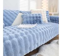 HLTQL Funda Sofá 3/4/2/1 Plazas Chaise Longue Algodon Cubre Sofa Gatos Arañazos Manta Cubre Sofa Fundas De Sofá Antimanchas y Antideslizantes(a6,90x240cm)