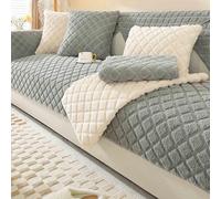 HLTQL Funda Sofá 3/4/2/1 Plazas Chaise Longue Algodon Cubre Sofa Gatos Arañazos Manta Cubre Sofa Fundas De Sofá Antimanchas y Antideslizantes(c4,90x160cm)