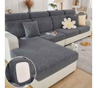 HLTQL Funda Sofa 3 Plazasa/4plazas/2plazas/1plazas Ajustables，Cubre Sofa Chaise Longue Fundas Sofa Antideslizante Fundas para Sofa Adecuado para Todas Las Estaciones,#6-Ssizeforbackrestcover