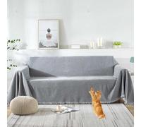 HLTQL Manta Grande para Sofá, Plaid Impermeable, Chenille Manta Cubre Chaise Longue, Lavable (#393, 180x420cm)