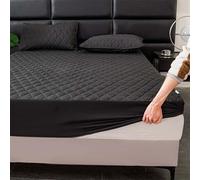 HLTQL Sabanas Bajeras Ajustable SáBana Bajera Microfibra Cepillada, Ajustable, EláStica Y Antipeeling Lavable En La Lavadora(a11,120x200cm)