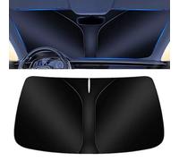HLTTXS Parasol Coche Delantero para Opel OPC Adam VIVARO MERIVA, Sombrilla Plegable Coche Delantero con Anti UV Rayos y Aislamiento Térmico,A/Black