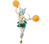 HLUONGTN Figura Anime,20 cm Anime Sword Art Online Asada Shino Cheerleader Cute Cat Ears Girls Pvc Figura Estatua Juguete