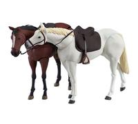 HLUONGTN Ronin Figura Anime Pvc Home Computer Office Desk Decorations Ornament/War Horse - 2Pcs/7.48 Inch (19 Cm)