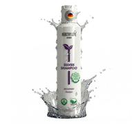 HLV - Champú antiamarillez, champú plateado - champú pigmento violeta contra el tinte amarillo en cabello rubio blanco y gris - champú limpiador suave - vegano, para todo tipo de cabello (ICE Blond
